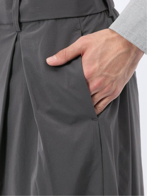 ストレッチ ナチュラルワッシャー ワンタックパンツ(セットアップ可能)