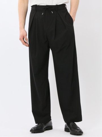 ストレッチ ナチュラルワッシャー ワンタックパンツ(セットアップ可能)