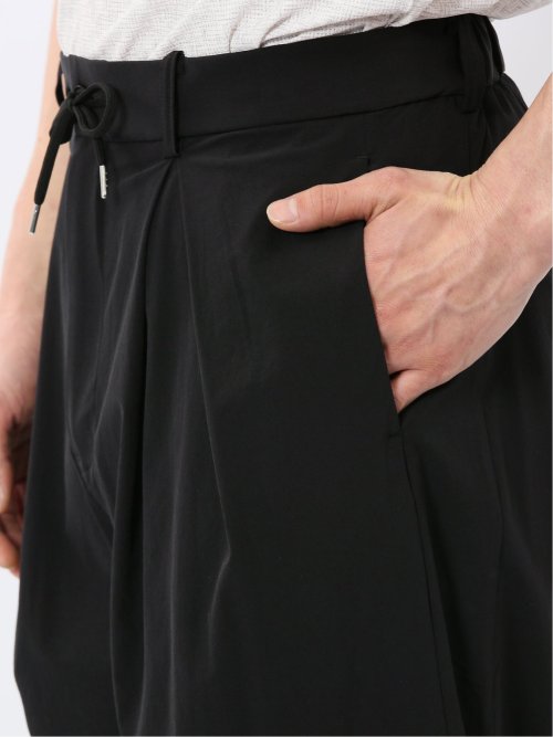 ストレッチ ナチュラルワッシャー ワンタックパンツ(セットアップ可能)