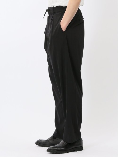 ストレッチ ナチュラルワッシャー ワンタックパンツ(セットアップ可能)