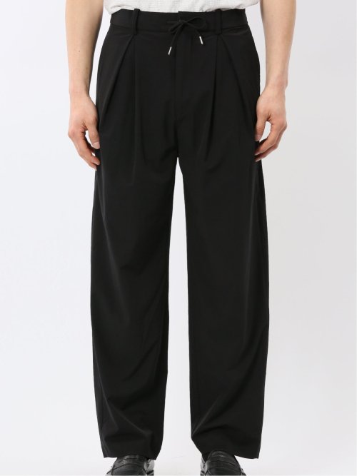 ストレッチ ナチュラルワッシャー ワンタックパンツ(セットアップ可能)