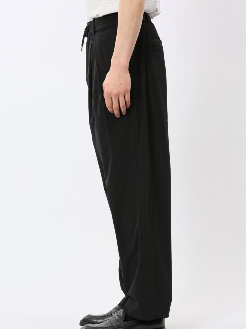 ストレッチ ナチュラルワッシャー ワンタックパンツ(セットアップ可能)