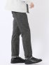 パンツ メンズ ストレッチ スリム 5ポケット テーパード プリント クロスストレッチ