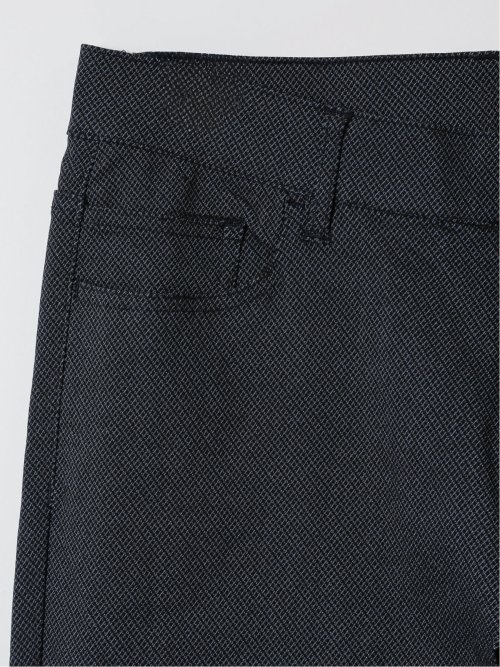パンツ メンズ ストレッチ スリム 5ポケット テーパード プリント クロスストレッチ