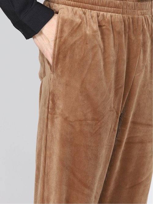 【WEB限定】快適ストレッチ ニットコール イージーパンツ