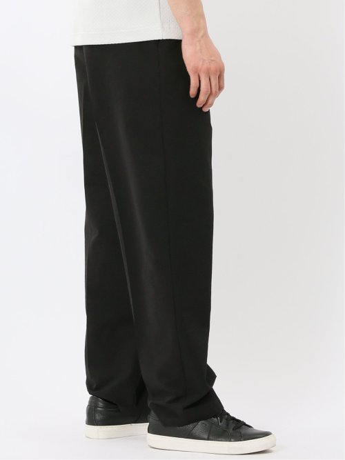 軽量 ドライ サッカー ツータック ワイド トラウザー パンツ(セットアップ可能)