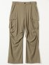 パンツ メンズ ストレッチ 軽量 カーゴ テーパード ナイロン混
