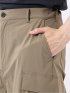 パンツ メンズ ストレッチ 軽量 カーゴ テーパード ナイロン混