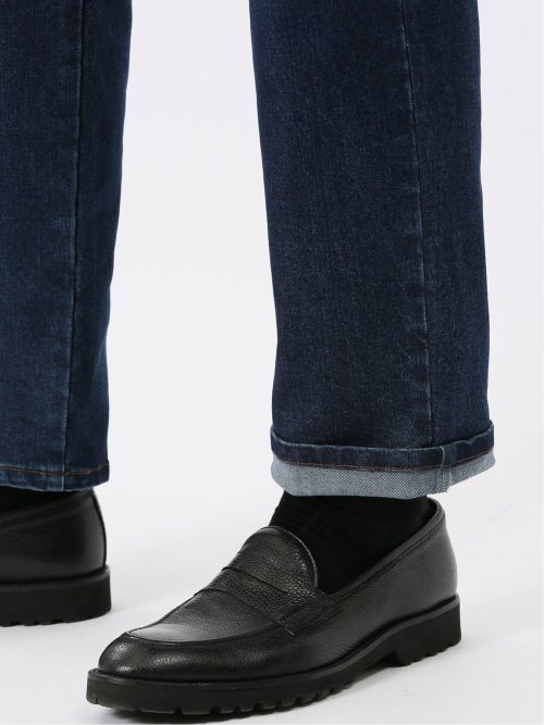 ストレッチ デニム トラウザーパンツ(セットアップ可能)