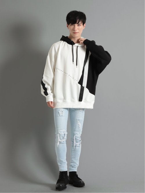 ストレッチ ハードクラッシュ スキニーデニム(S 70青): パンツ | TAKA