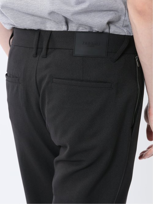 ストレッチ サイドジップ トラウザーパンツ