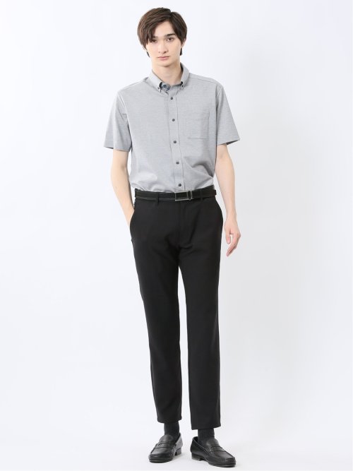 ストレッチ サイドジップ トラウザーパンツ