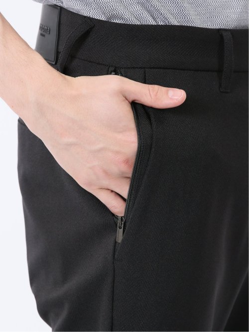 ストレッチ サイドジップ トラウザーパンツ