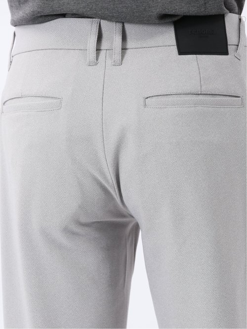 ストレッチ サイドジップ トラウザーパンツ