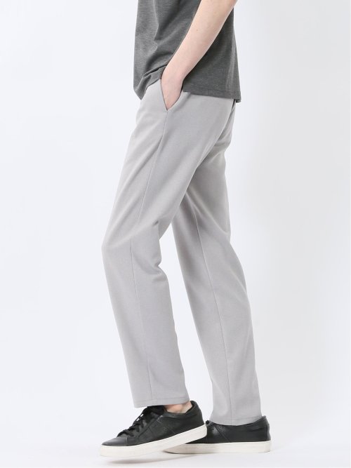 ストレッチ サイドジップ トラウザーパンツ
