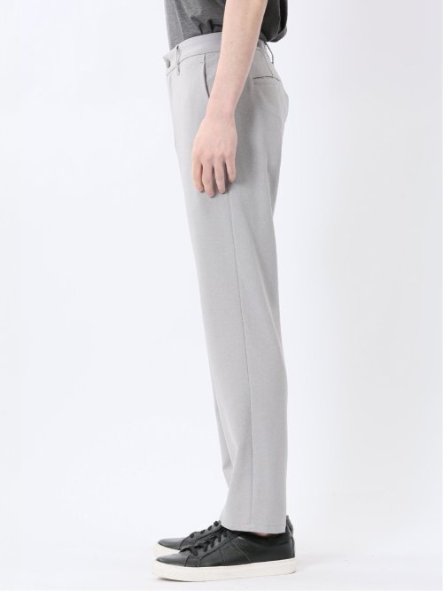 ストレッチ サイドジップ トラウザーパンツ