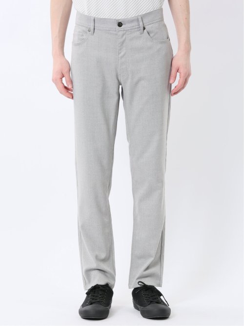 ストレッチヘリンボン スリムパンツ