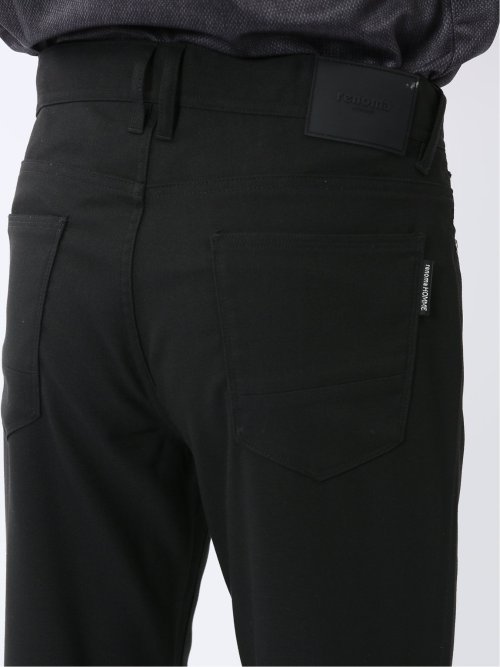 ストレッチヘリンボン スリムパンツ