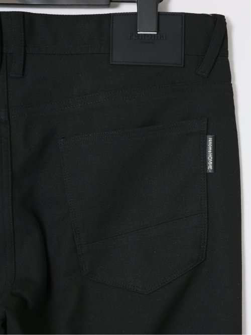 ストレッチヘリンボン スリムパンツ