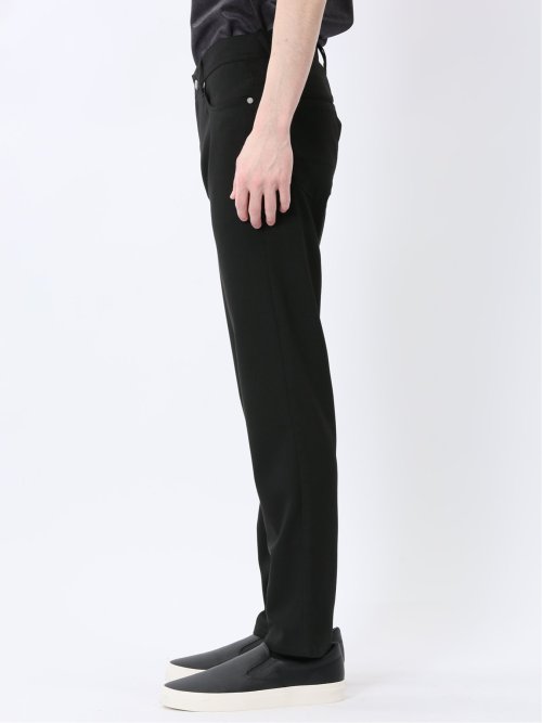 ストレッチヘリンボン スリムパンツ