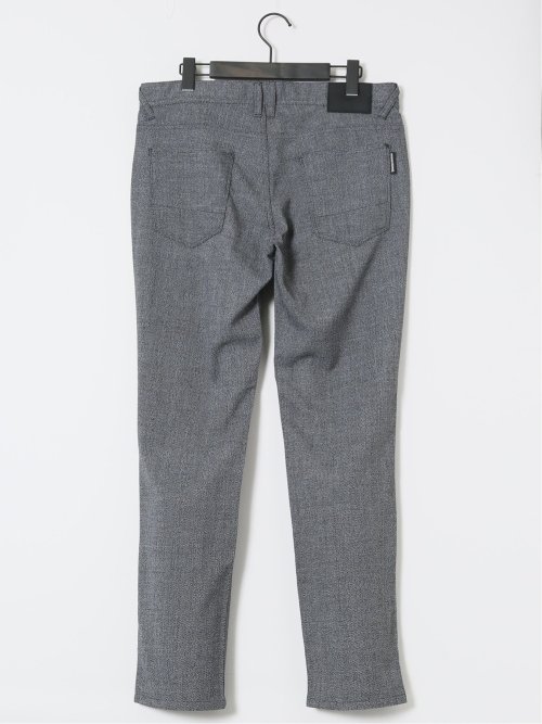 ストレッチヘリンボン スリムパンツ