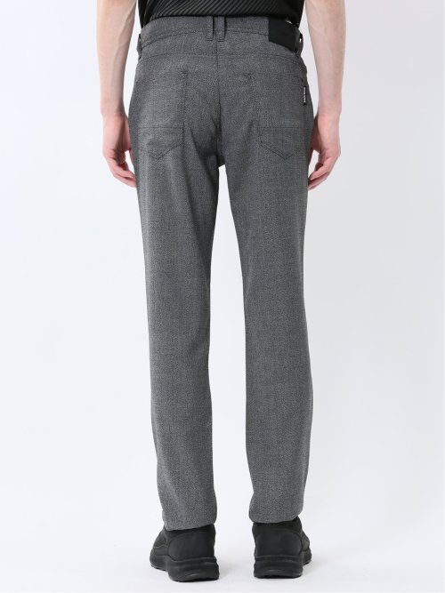 ストレッチヘリンボン スリムパンツ