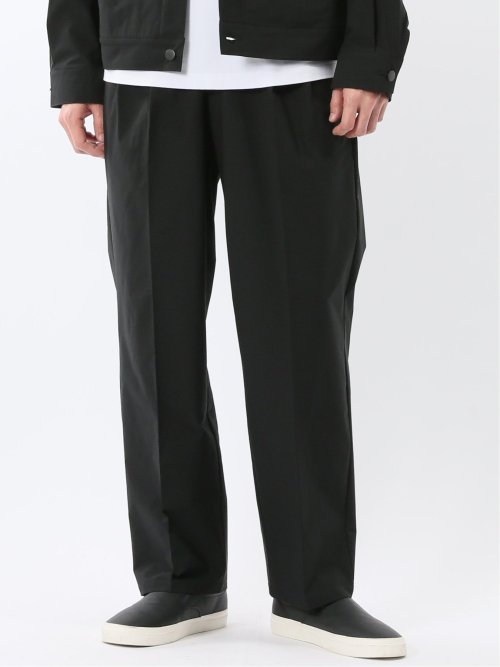 パンツ taka 撥水ストレッチ ワイドテーパードパンツ(セットアップ可能)(S 05黒