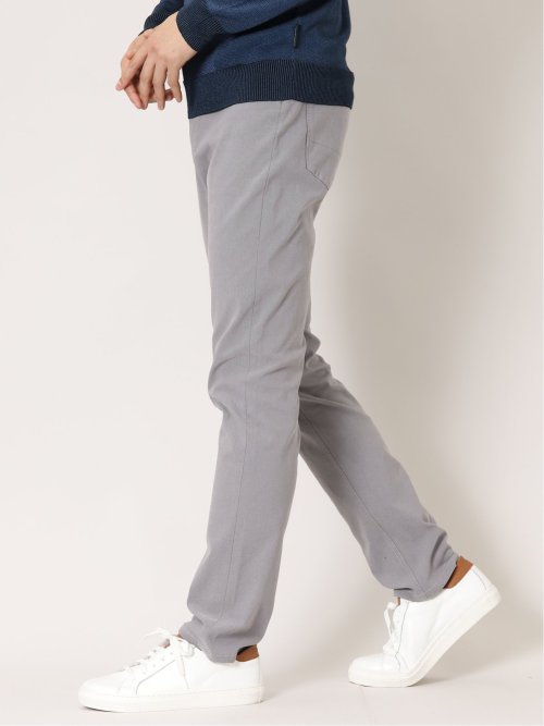 裏起毛ストレッチヘリンボン 5ポケットスリムパンツ