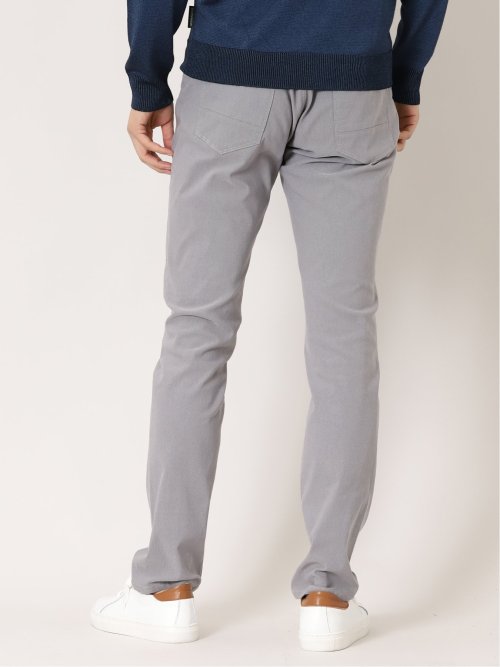 裏起毛ストレッチヘリンボン 5ポケットスリムパンツ