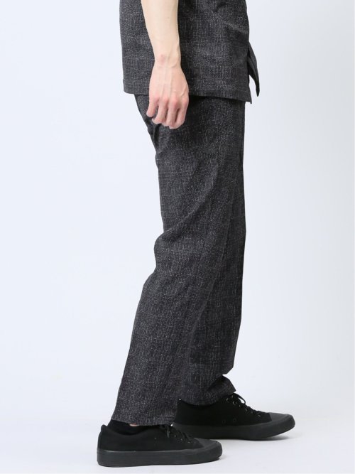 サッカープリント トラウザーパンツ(セットアップ可能)