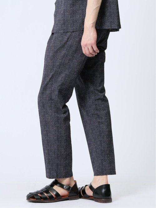 サッカープリント トラウザーパンツ(セットアップ可能)