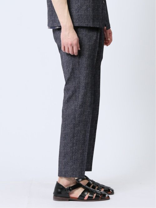 サッカープリント トラウザーパンツ(セットアップ可能)