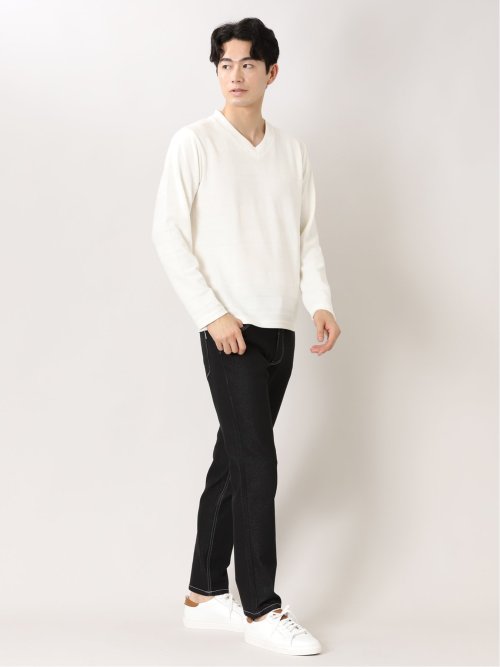 シルバーステッチ スリムデニム(セットアップ可能)