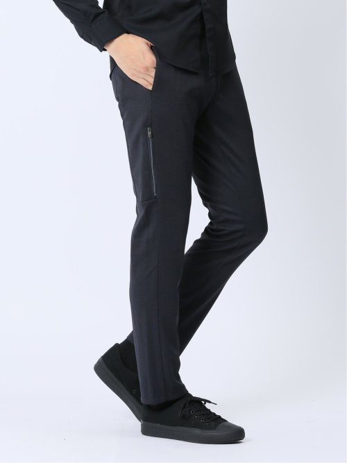 カチオンニット ZIPカーゴパンツ(S 75紺): パンツ | TAKA-Q ONLINE
