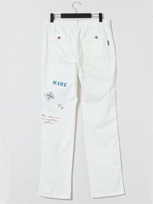 【大きいサイズ】シナコバ/SINA COVA ストレッチサテン マリンパンツ