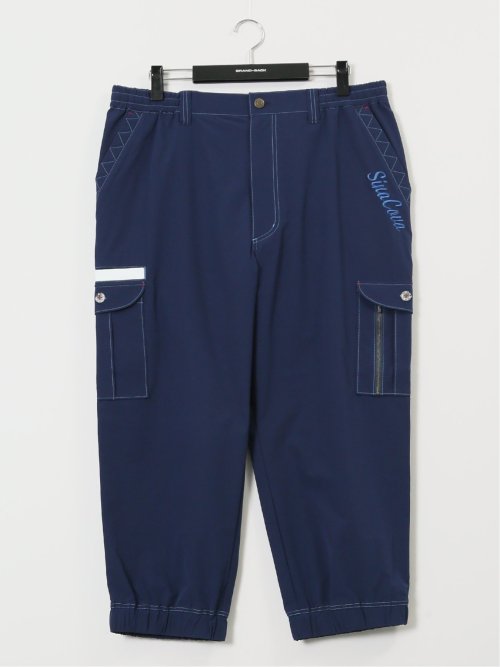 【大きいサイズ】シナコバ/SINA COVA ストレッチ 8分丈カーゴパンツ