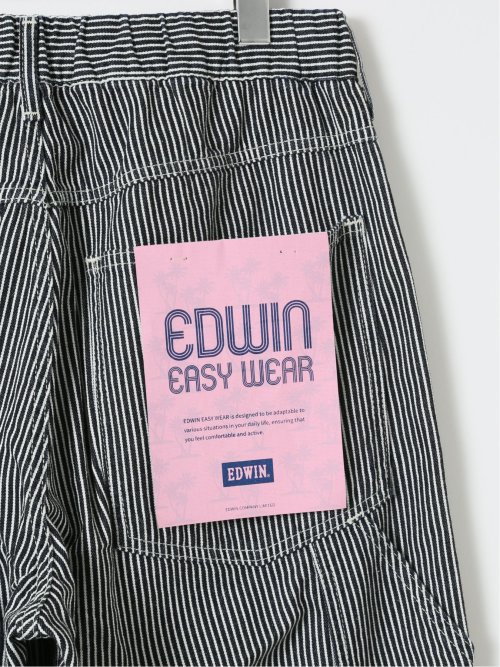 【大きいサイズ】エドウィン/EDWIN 綿麻 デニム ワイド ペインター イージー パンツ