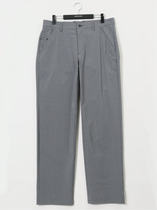 【大きいサイズ】ルコックスポルティフ ゴルフ/le coq sportif GOLF ギンガムチェック柄 ロングパンツ