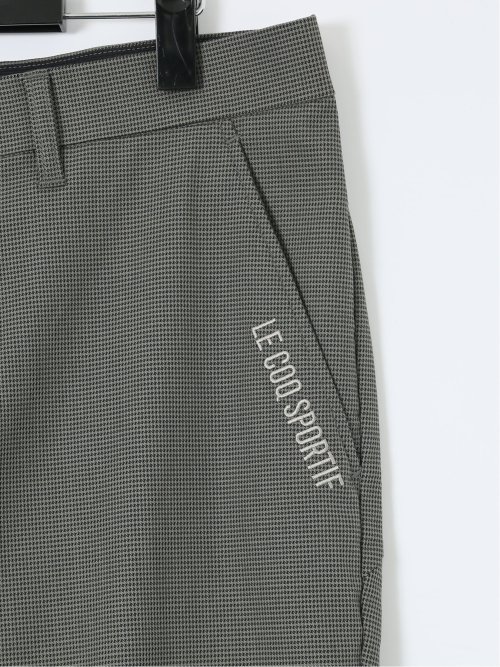 【大きいサイズ】ルコックスポルティフ ゴルフ/le coq sportif GOLF ストレッチ ミニダイヤ柄 テーパードパンツ