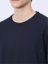リンクスジャガード クルーネック長袖Tシャツ