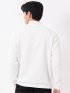 Tシャツ メンズ 長袖 ストレッチ モックネック ケーブル ジャガード