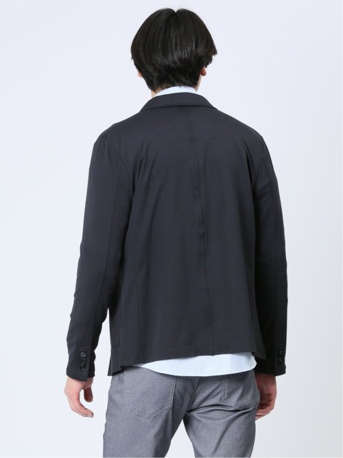 レーヨン混ストレッチ 2ボタン テーラードジャケット