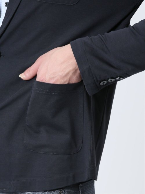 レーヨン混ストレッチ 2ボタン テーラードジャケット