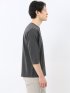 ワッフル ヘンリーネック 7分袖 Tシャツ
