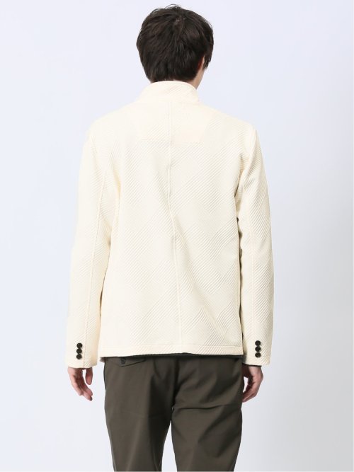 ふくれジャガード イタリアンカラージャケット