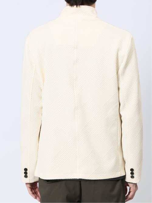ふくれジャガード イタリアンカラージャケット
