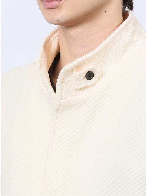 ふくれジャガード イタリアンカラージャケット