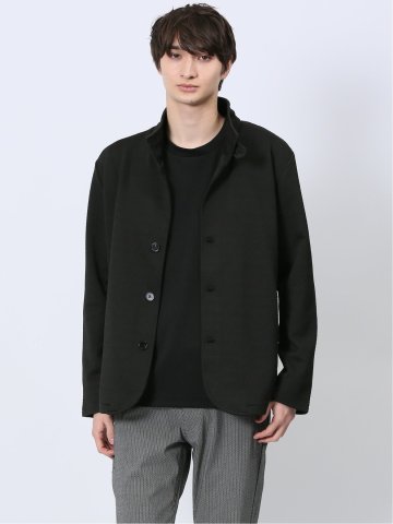 ふくれジャガード イタリアンカラージャケット