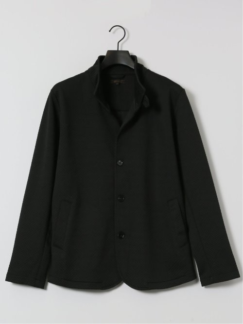 ふくれジャガード イタリアンカラージャケット