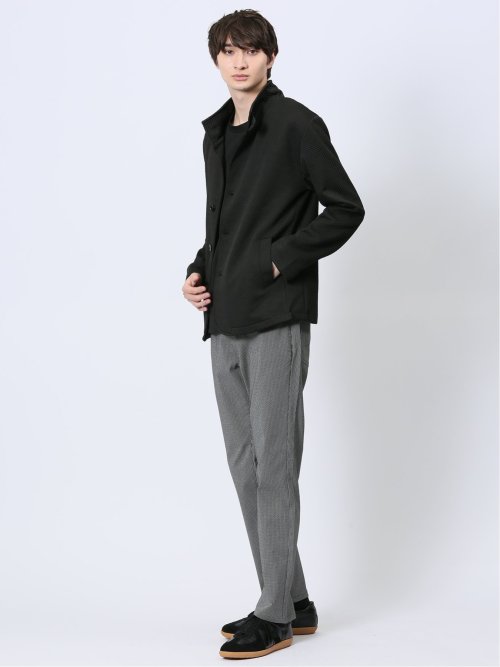 ふくれジャガード イタリアンカラージャケット